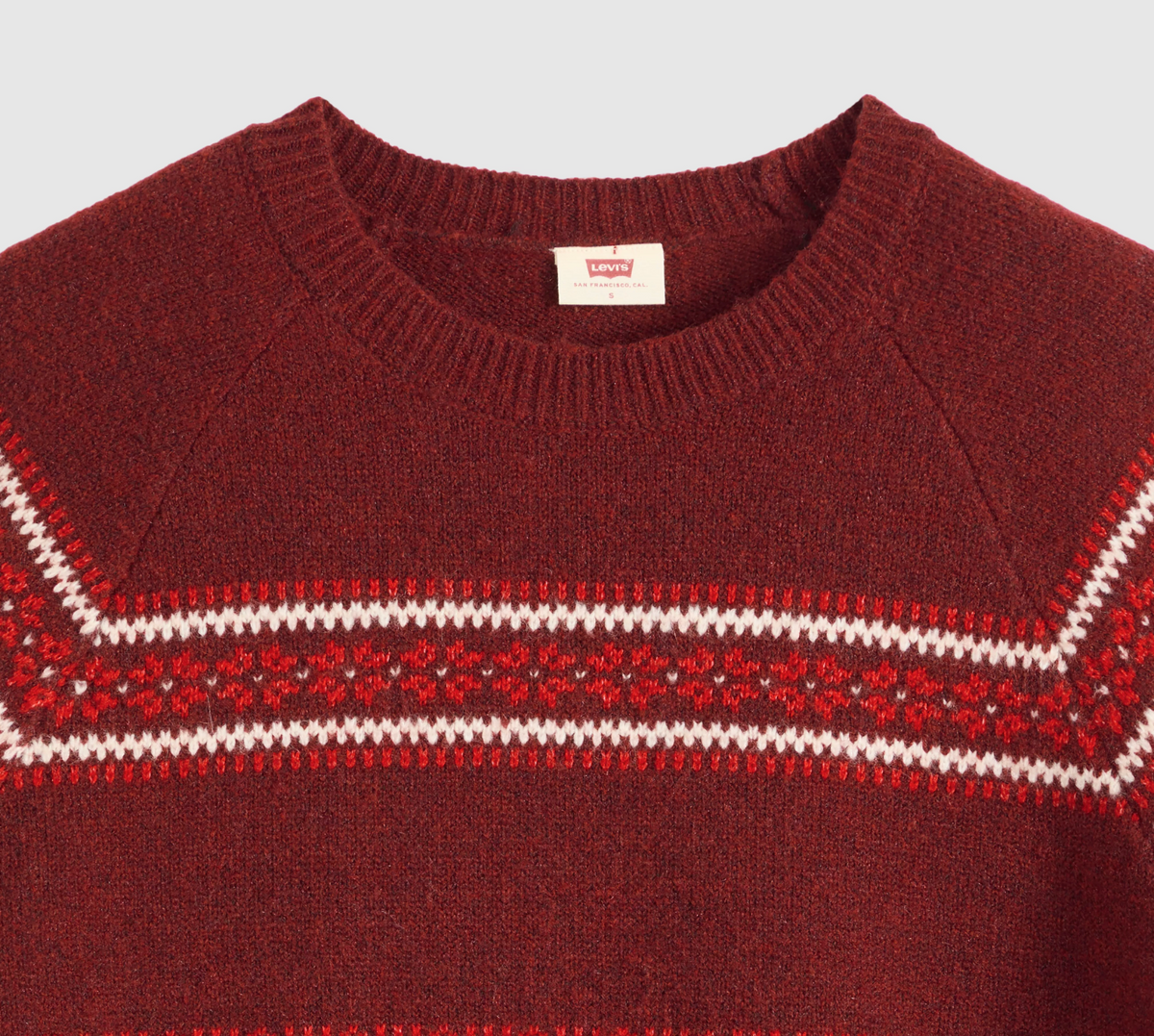 Jolie Fairisle Crewneck Sweater - Coralie