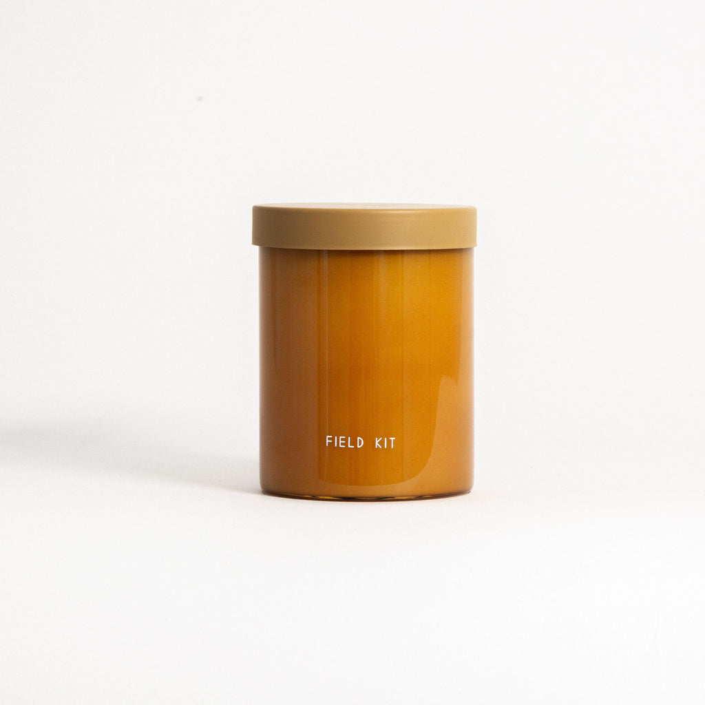 Solarium Glass Candle with Metal Lid