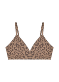 Triangle Bralette - Leopard Tan