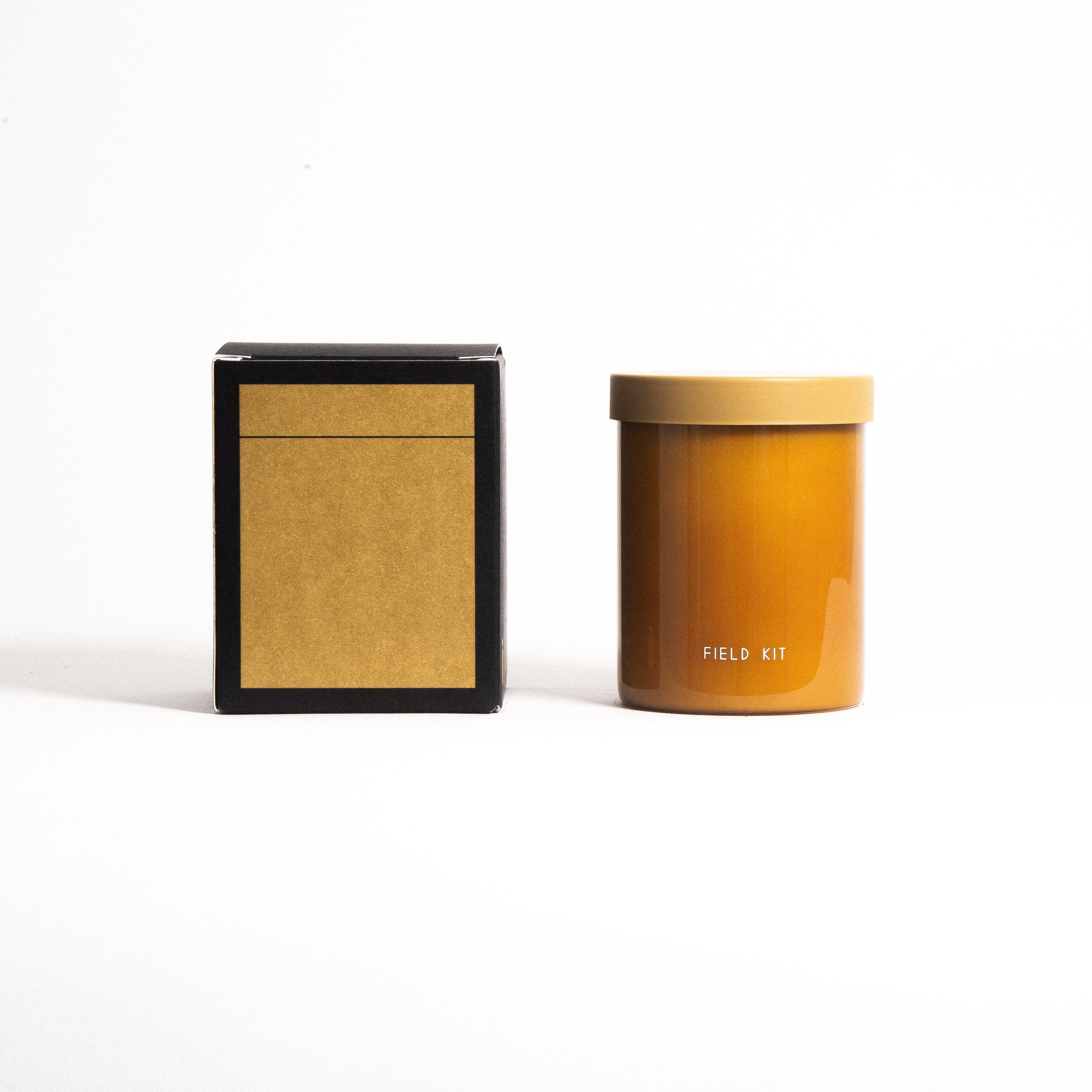 Solarium Glass Candle with Metal Lid