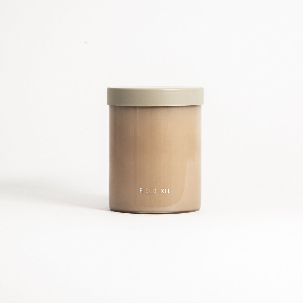 Sauna Glass Candle with Metal Lid