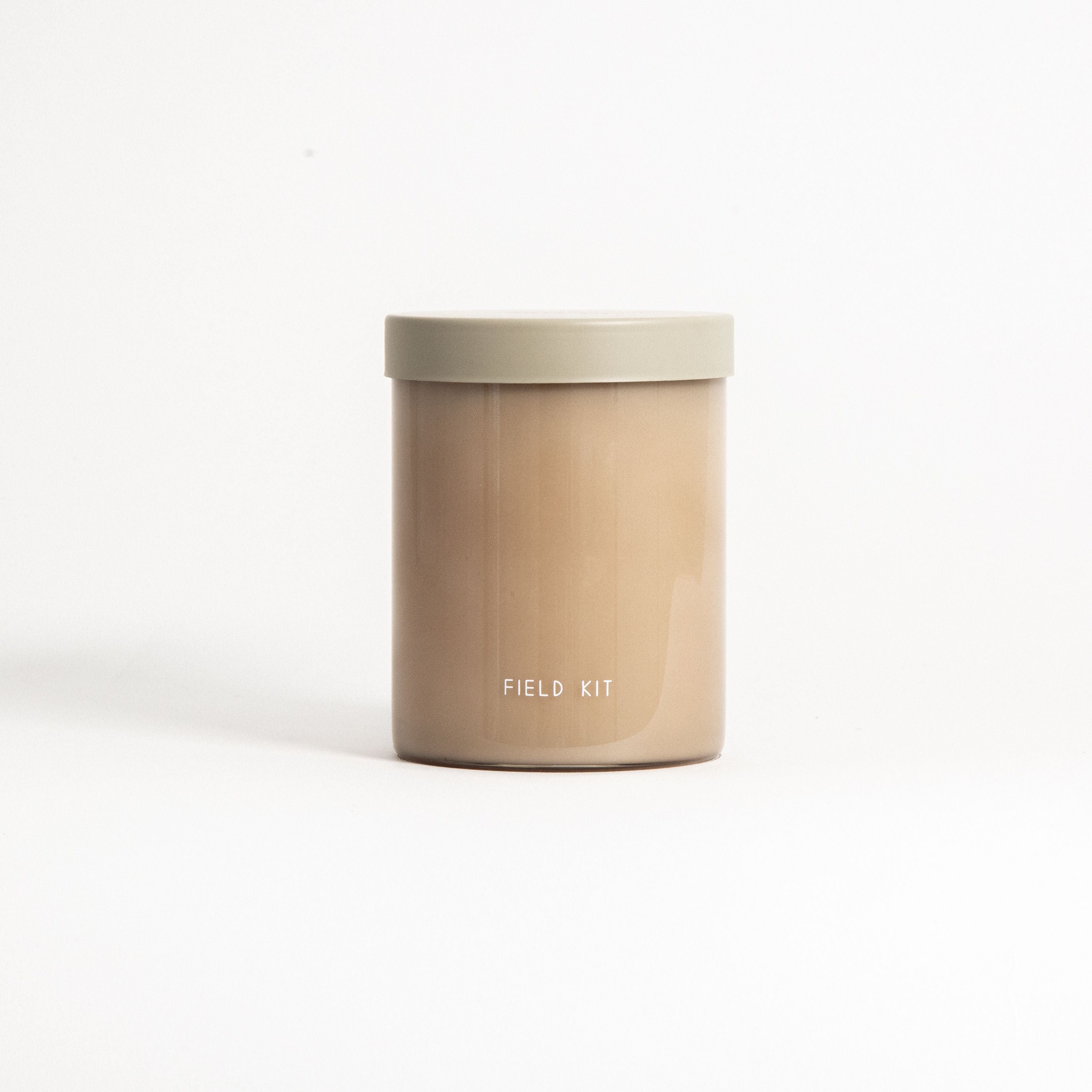 Sauna Glass Candle with Metal Lid