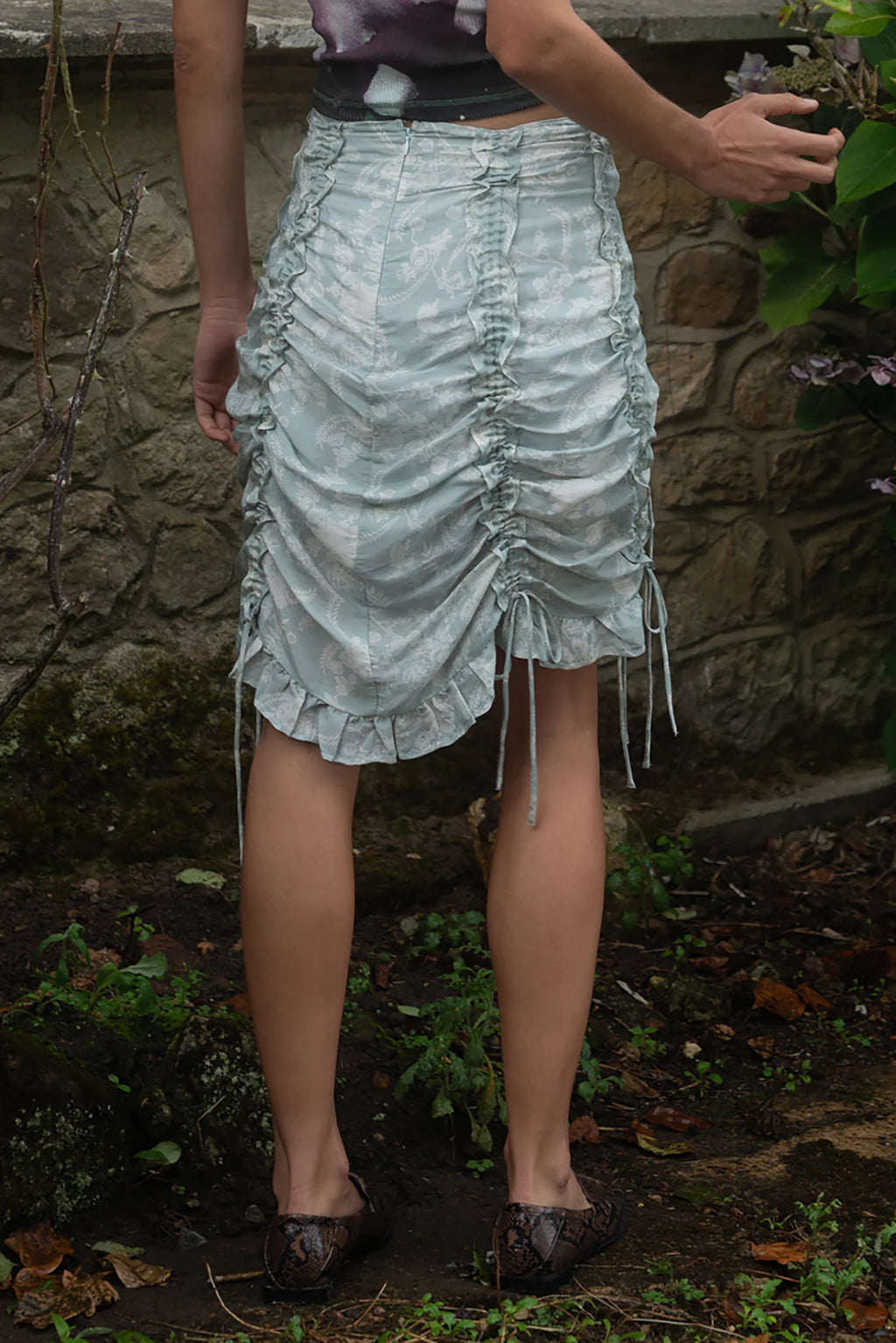 Daisy Gathered Channel Skirt