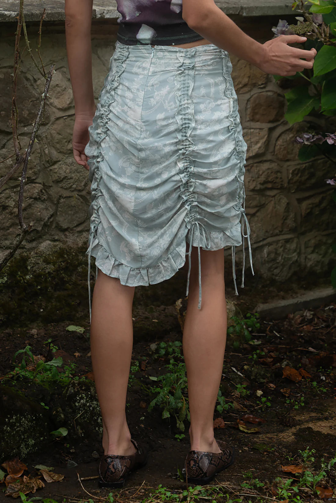 Daisy Gathered Channel Skirt
