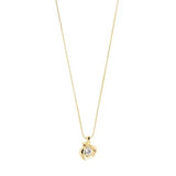 Sunset Recycled Crystal Necklace - Gold