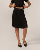 Knee Length Pleated Skirt