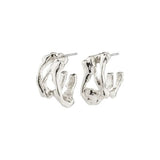 Fontini Recycled Hoop Earring - Silver