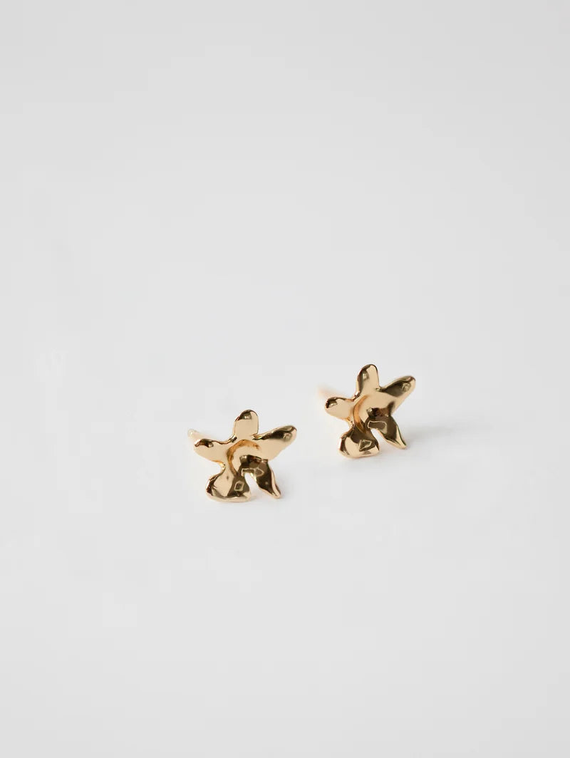 Flower Charm Studs