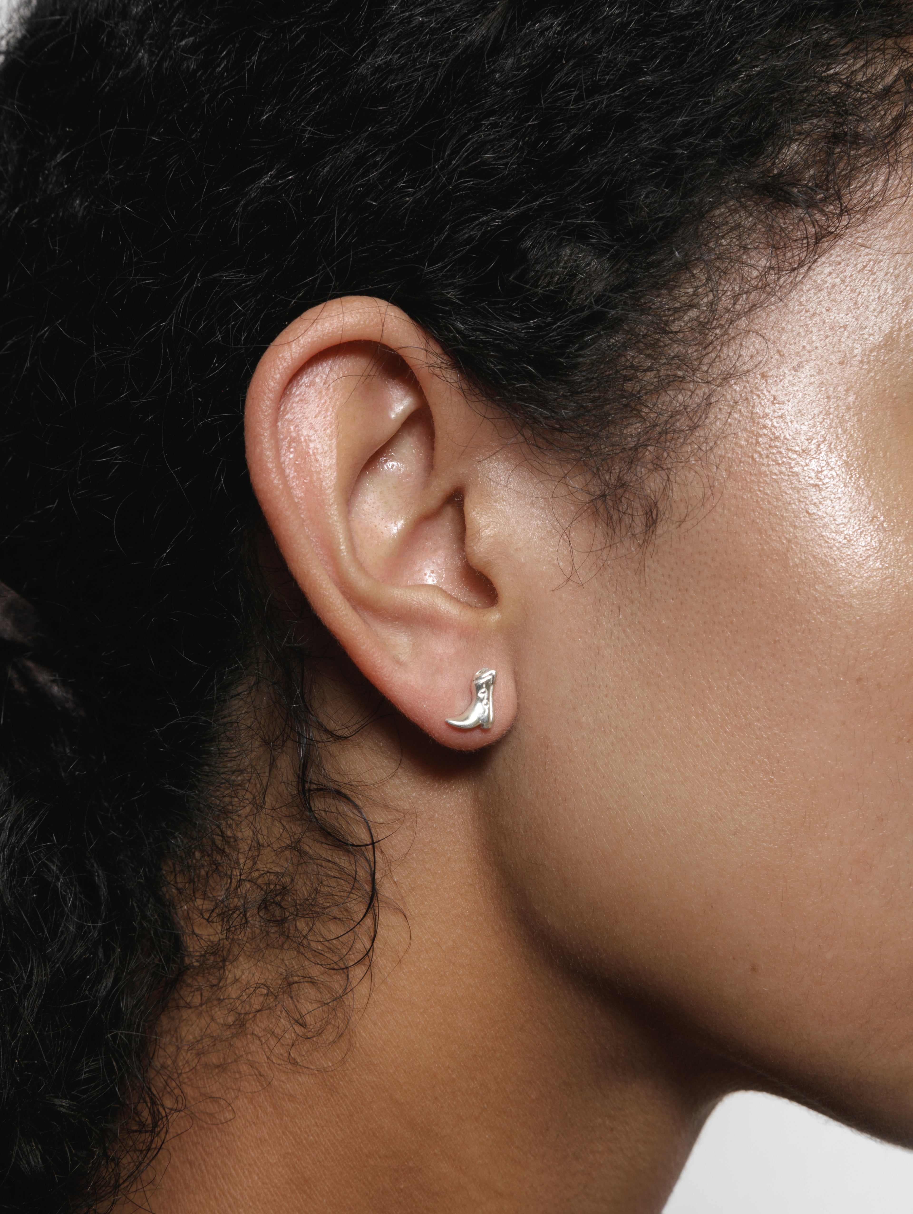 Cowboy Boot Stud Earrings