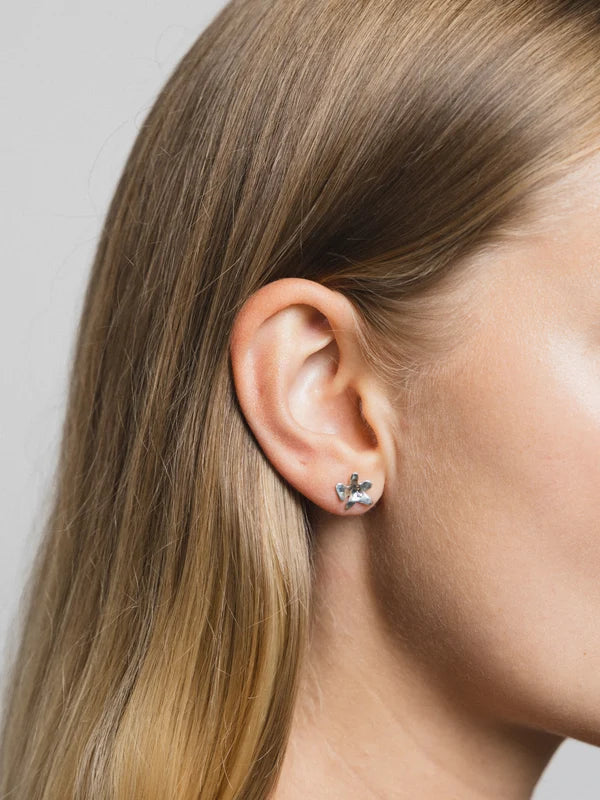 Flower Charm Studs