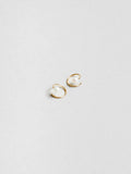 White Pearl Swirl Studs