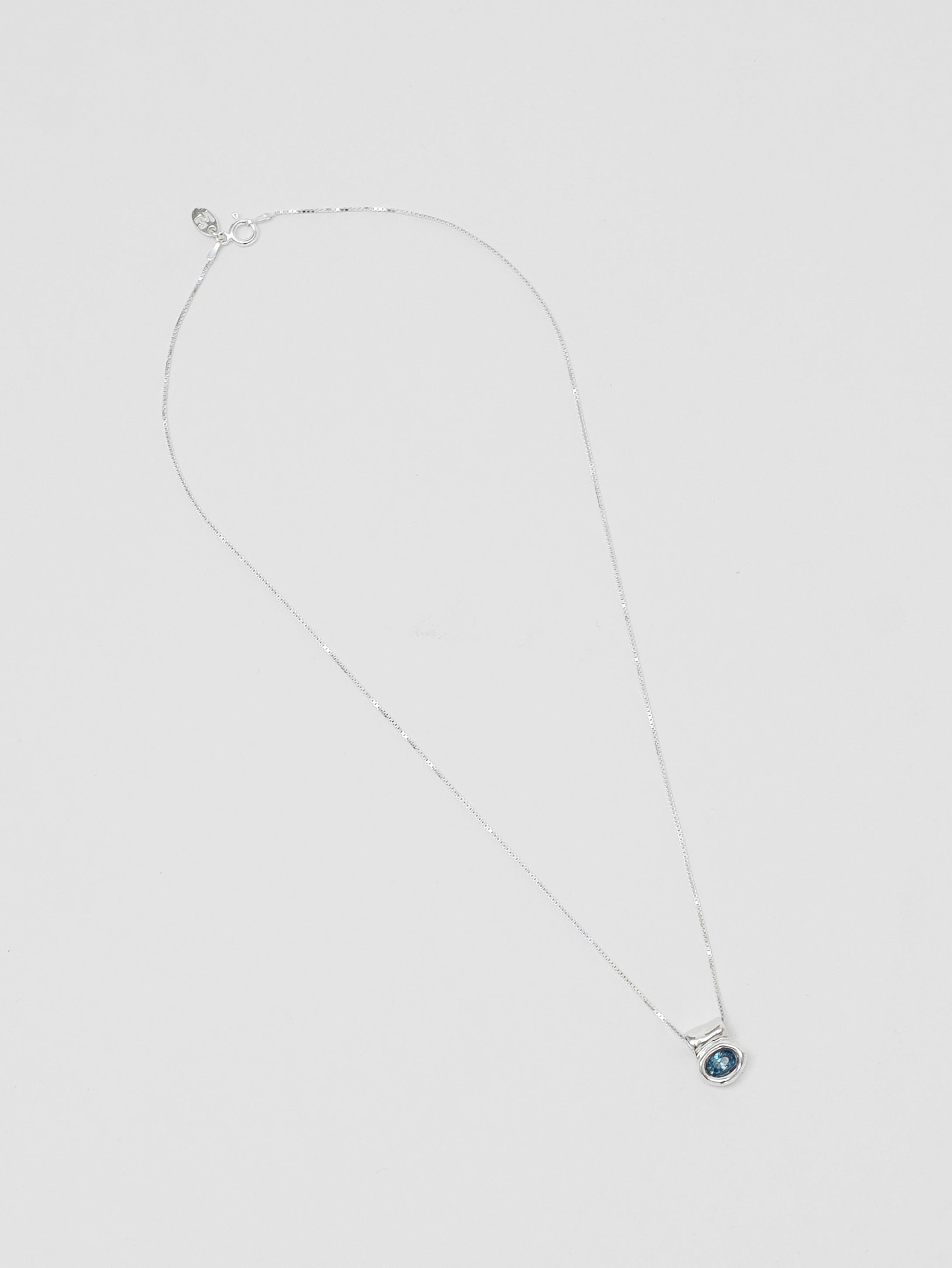 Cora Necklace in Blue Topaz