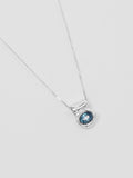Cora Necklace in Blue Topaz