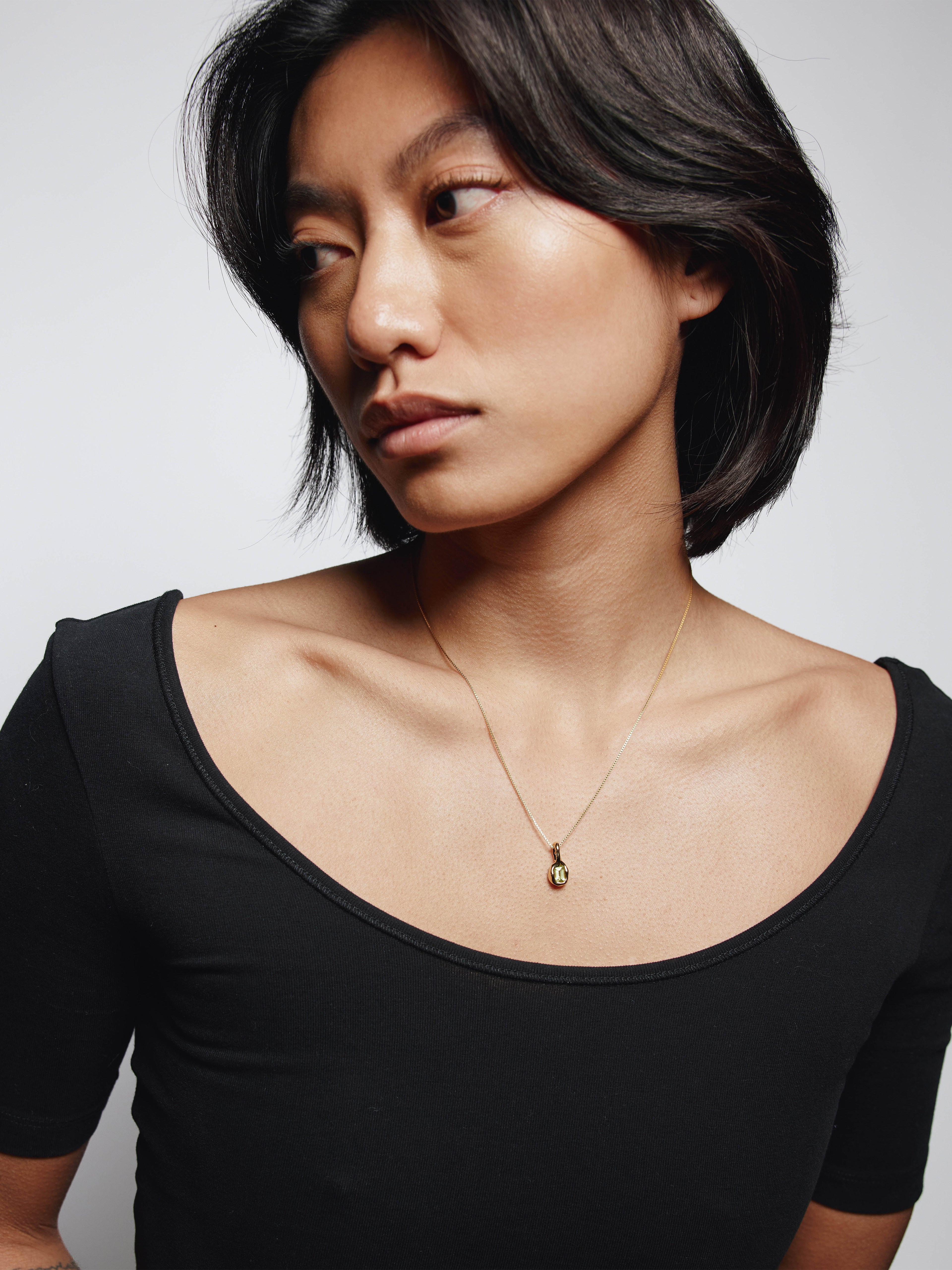Uma Necklace in Peridot
