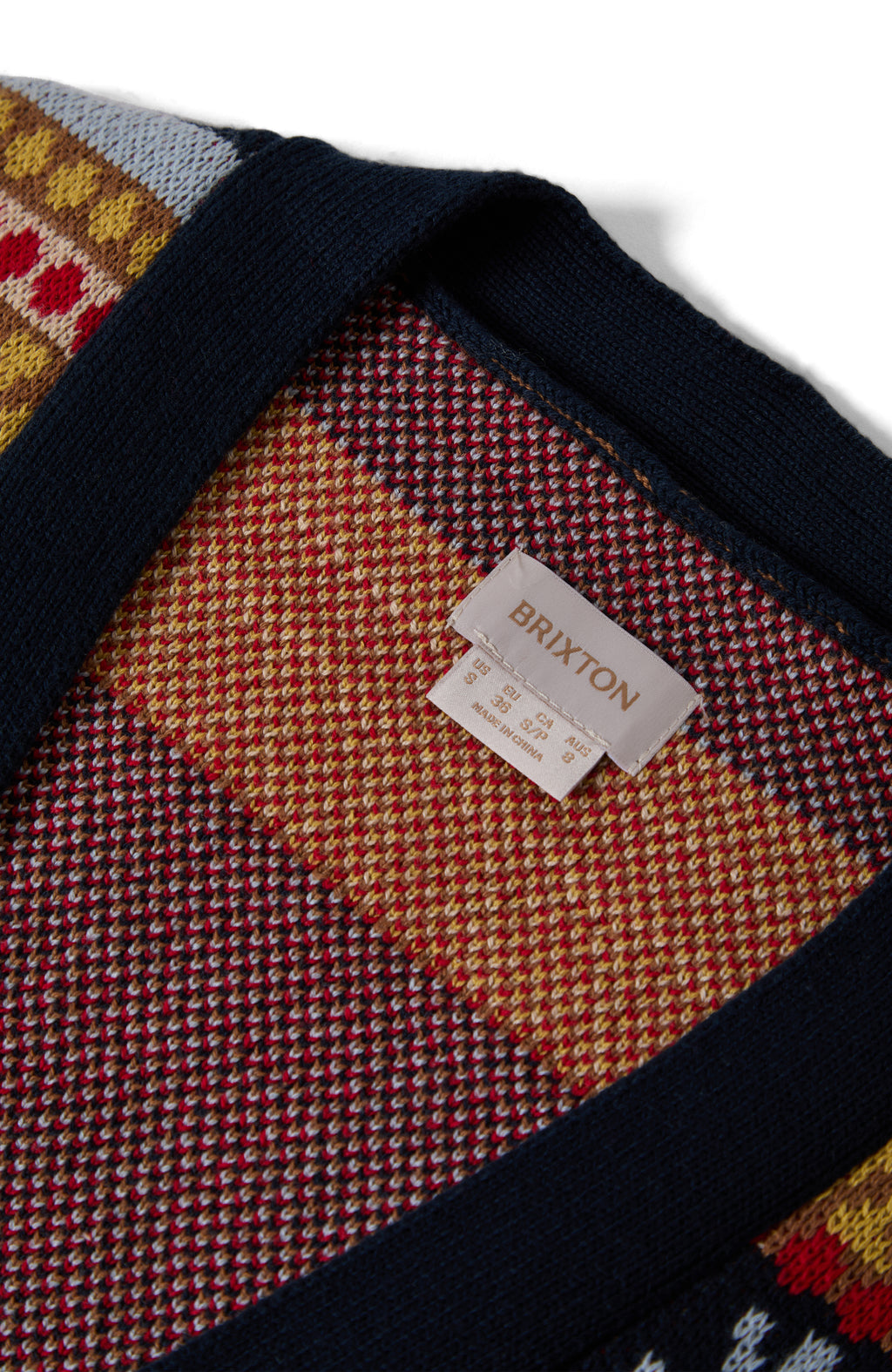 Winter Racing Cardigan - Multi Racing Stripe