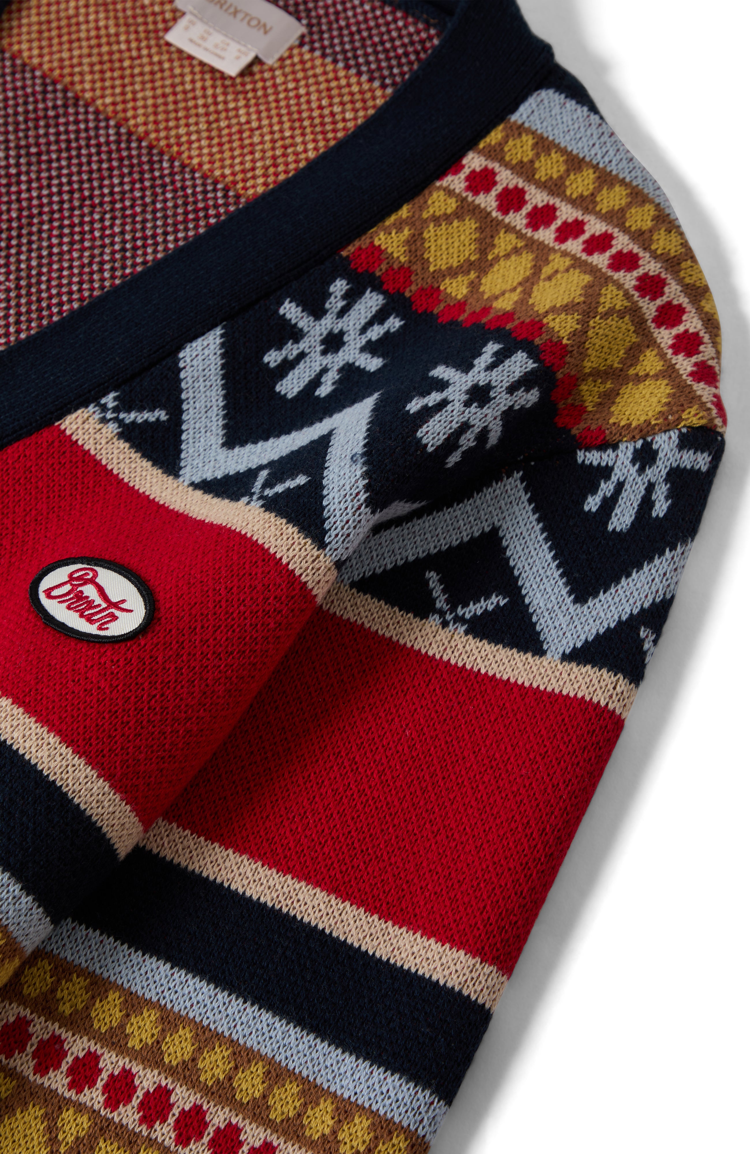 Winter Racing Cardigan - Multi Racing Stripe