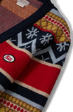 Winter Racing Cardigan - Multi Racing Stripe