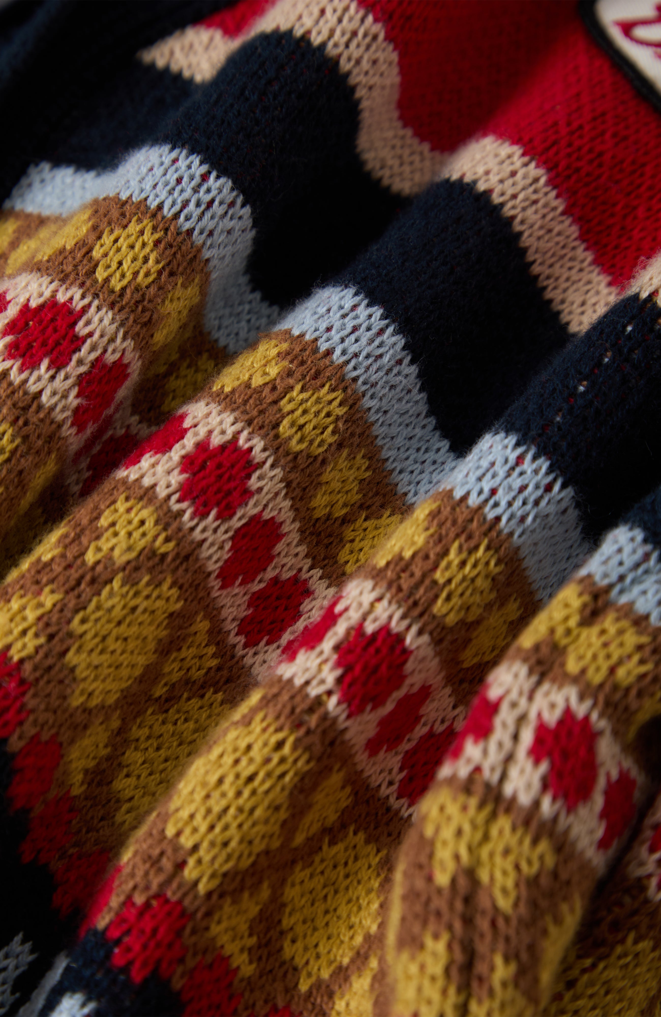 Winter Racing Cardigan - Multi Racing Stripe
