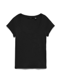 Chloe U-Neck Short Sleeve Top