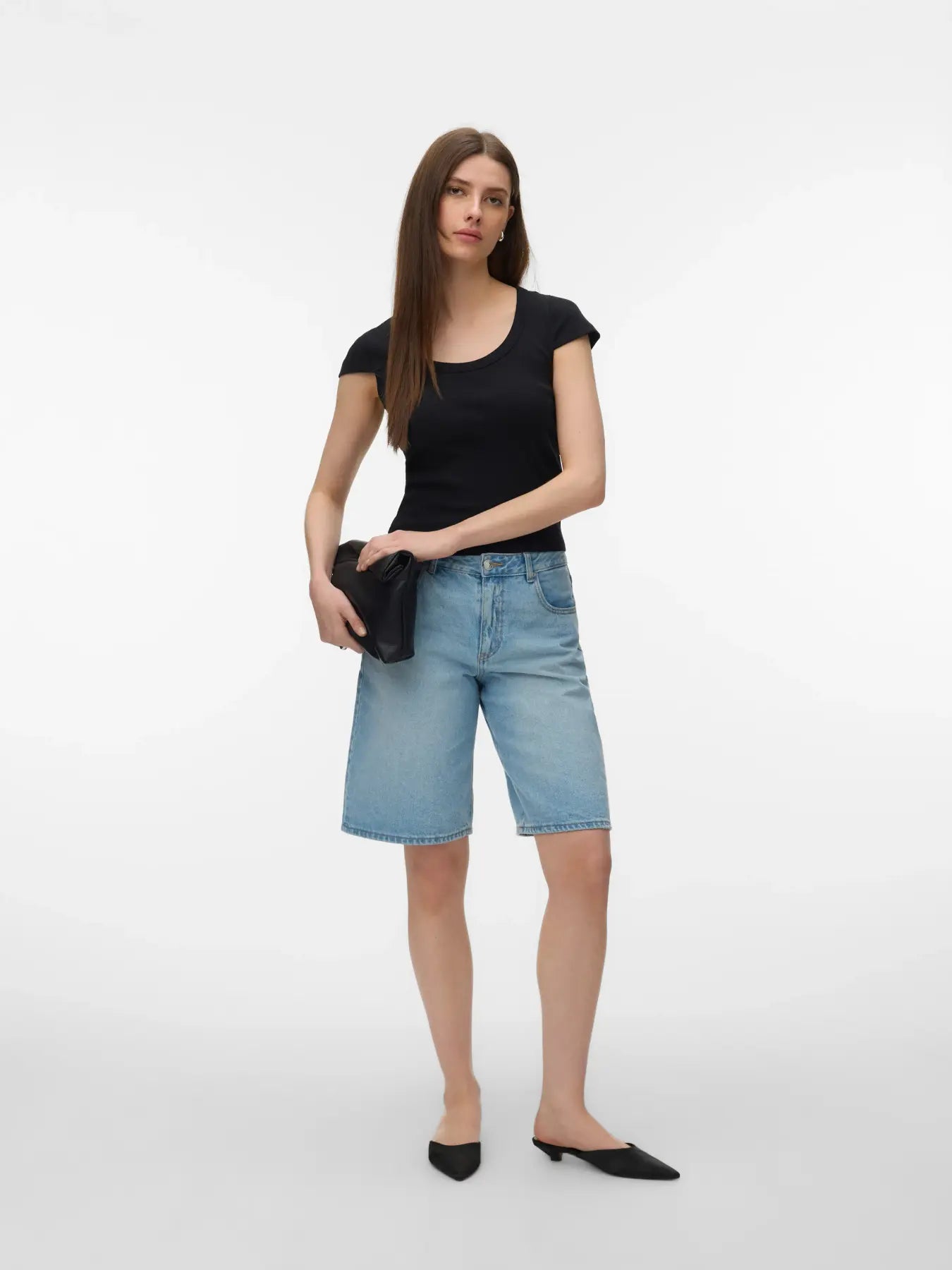 Chloe U-Neck Short Sleeve Top