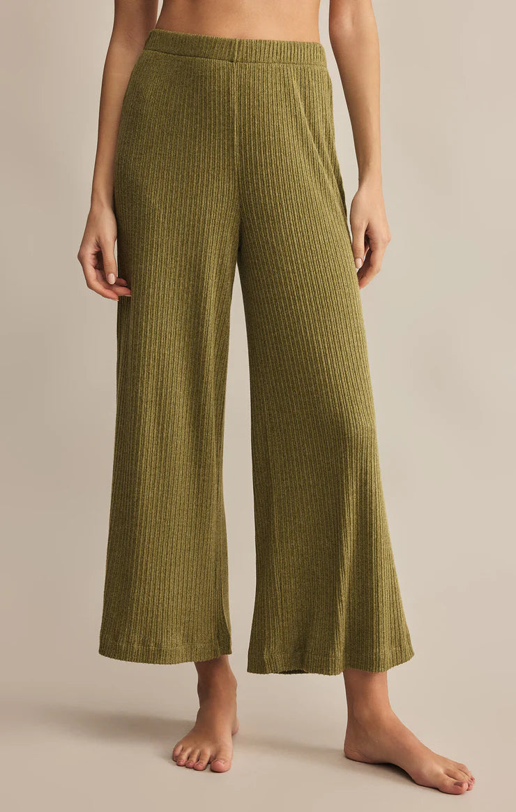 Coastline Rib Pant - Fern