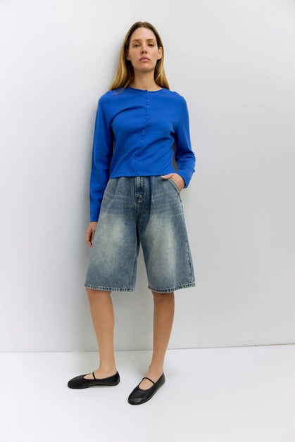 The Shea Cardigan - Blue