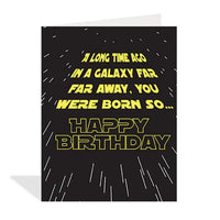 Galaxy Birthday Card