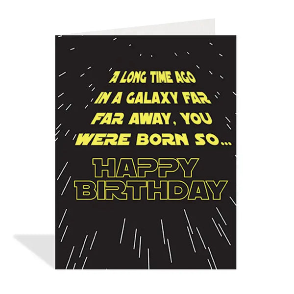 Galaxy Birthday Card
