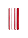 Stripe Dinner Candles