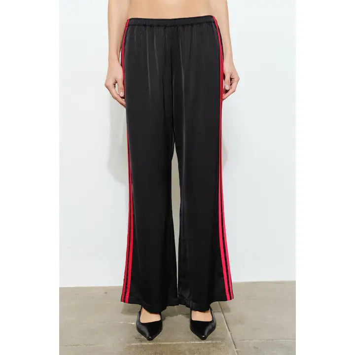 Fiona Satin Track Pants