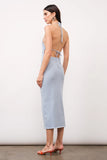 Capri Halter Tie-Back Midi Dress