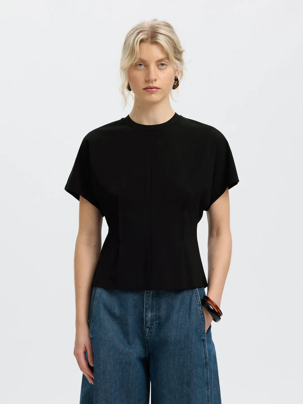 Era Short Sleeve Top - Black