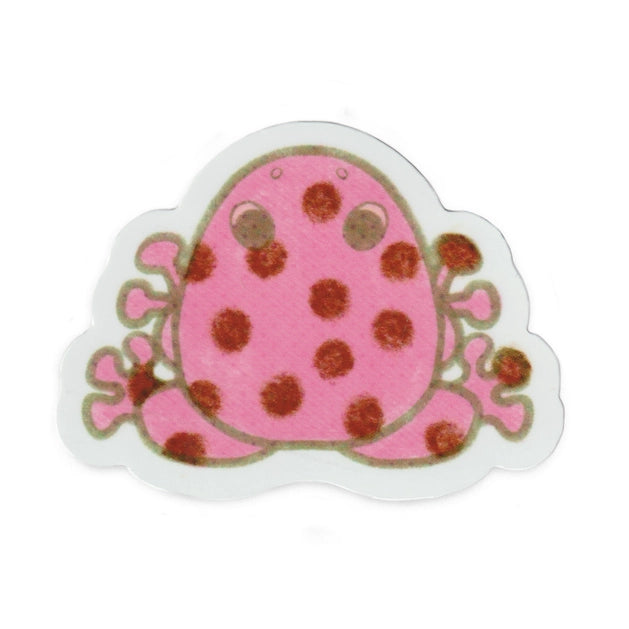Polka Dot Frog Sticker