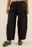 Denim Lantern Pant - Black
