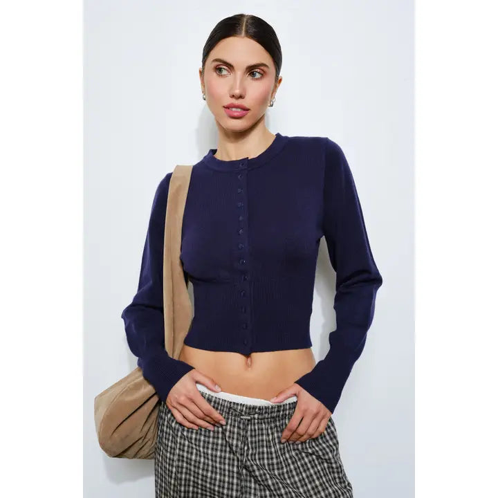 Cassandra Snap Button Cardigan