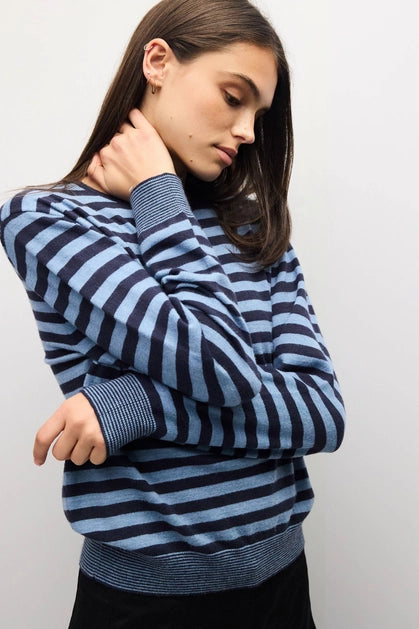The Virginia Sweater - Navy/Blue
