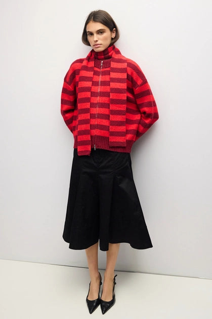The Scarlett Sweater - Red/Burgundy