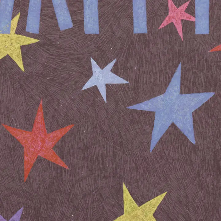 Star Pattern Birthday Card