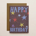 Star Pattern Birthday Card