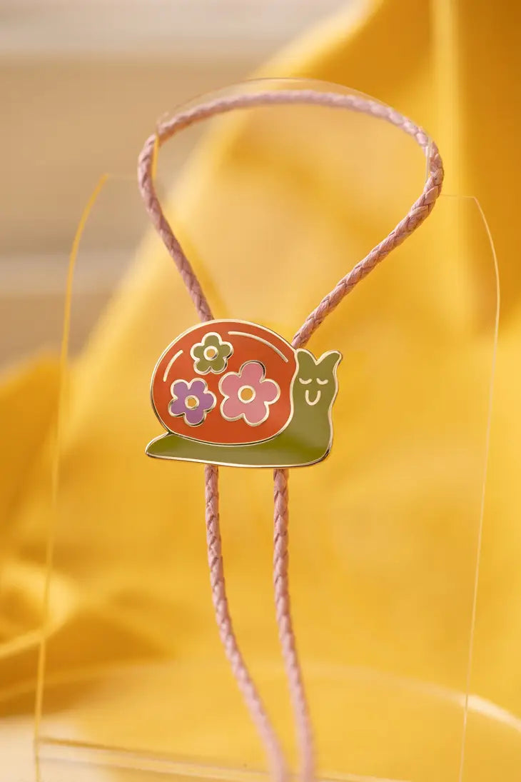 Snail Bolo Tie