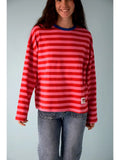 Nuria Pink And Red Long Sleeve Shirt