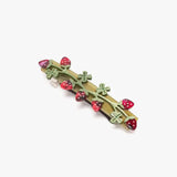 Wild Strawberry French Barrette