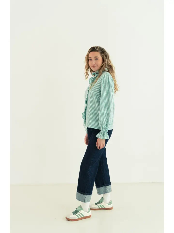 Green Gala Blouse