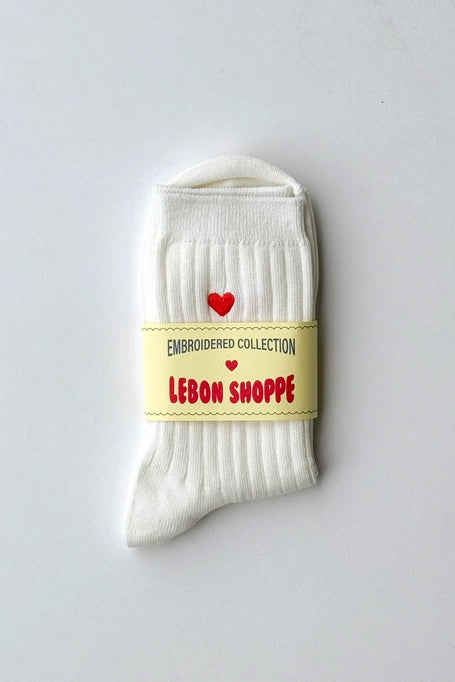Embroidered Her Socks