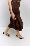 The Crystal Skirt - Brown