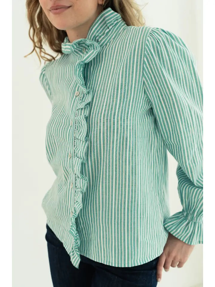 Green Gala Blouse