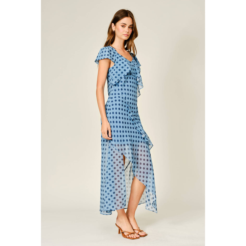 Polka Dot Ruffle Dress