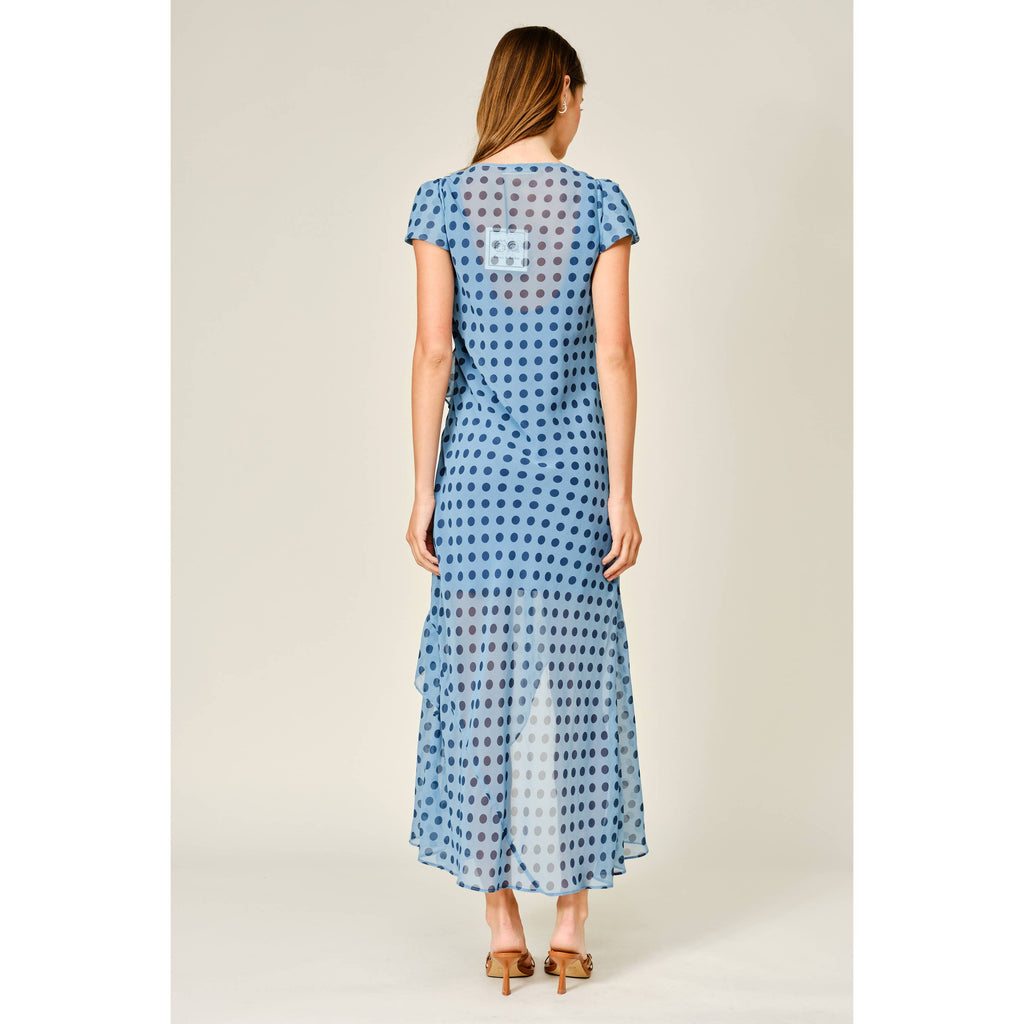 Polka Dot Ruffle Dress