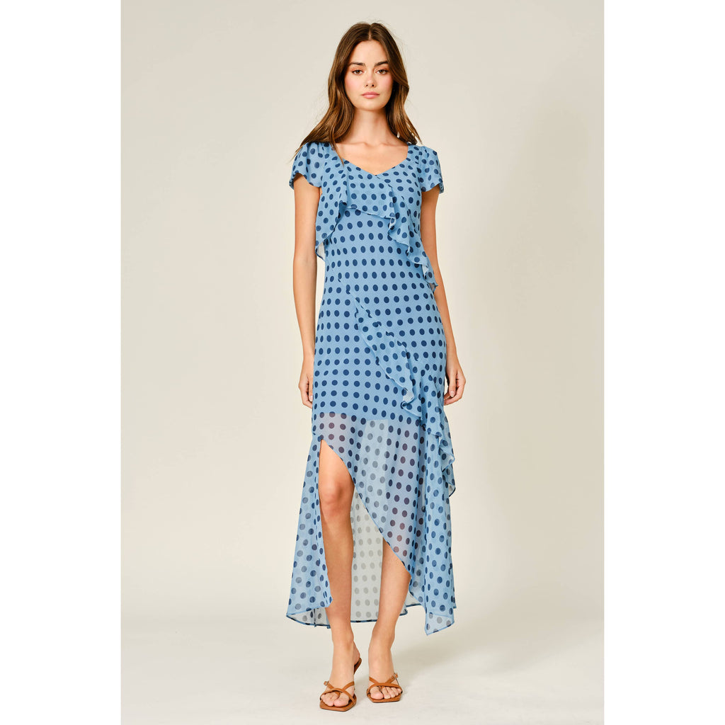 Polka Dot Ruffle Dress