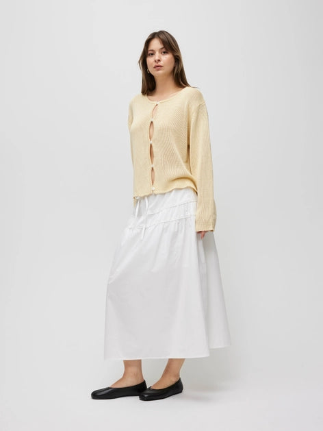 The Morgan Cardigan - Yellow